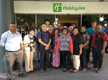 Workshop on infection prevention and control, Port Moresby